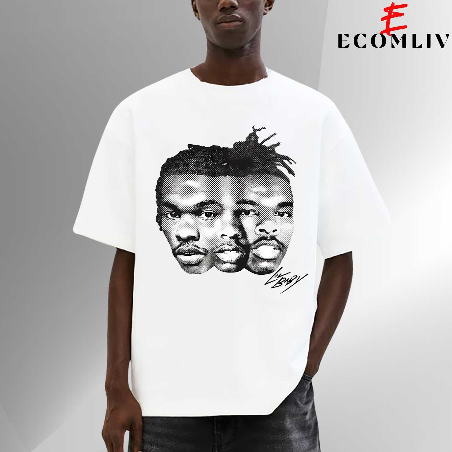 Lil Baby Face T-Shirt, Urban Style Tee, Hip Hop Fan Shirt